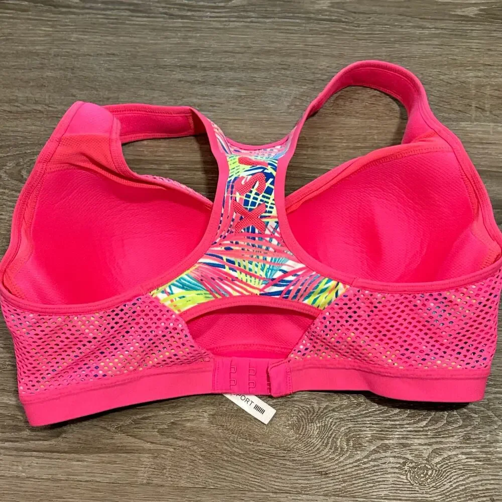 Victoria’s Secret VSX Underwire Sports Bras 36C Mesh Racerback Lot of 2